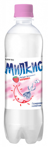 Напиток газированный безалкогольный Милкис Клубника 0,5л 1/20 - изображение jpg